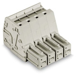 Wago 831 Series Female Connector for Use with Male Connector, 41A, CSA