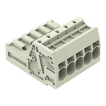 Wago 831 Series Male Connector for Use with Female Connector, 41A, CSA