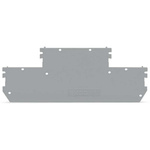 Wago 870 Series End And Intermediate Plate for Use with Rail Mounted Terminal Blocks With CCC