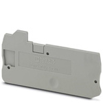 Phoenix Contact D-PTU 4-TWIN Series End Cover for Use with Modular Terminal Block
