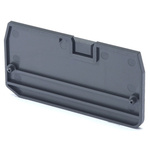 XW5E End Cover for use with XW5G-P4.0-1.1-1 Grounding Terminal Block, XW5T-P4.0-1.1-1 Feed Through Terminal Block
