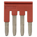 XW5S Short Bar for use with XW5G-P2.5-4 Grounding Terminal Block, XW5T-P2.5-4 Feed Through Terminal Block