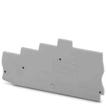 Phoenix Contact D-ST 2,5 Series End Cover for Use with DIN Rail Terminal Blocks