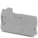 Phoenix Contact D-PTU 4 Series End Cover for Use with DIN Rail Terminal Blocks
