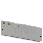 Phoenix Contact D-PT 4-QUATTRO/2P Series End Cover for Use with DIN Rail Terminal Blocks