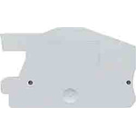 Siemens 8WH Series End Cover for Use with DIN Rail Terminal Blocks