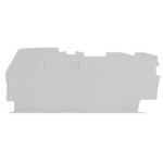 Wago TOPJOB S, 2102 Series End and Intermediate Plate for Use with 2102 Series Terminal Blocks