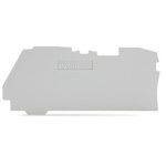 Wago TOPJOB S, 2106 Series End and Intermediate Plate for Use with 2106 Series Terminal Blocks