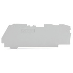 Wago TOPJOB S, 2106 Series End and Intermediate Plate for Use with 2106 Series Terminal Blocks