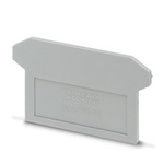 Phoenix Contact D-URK-ND Series End Cover for Use with DIN Rail Terminal Blocks