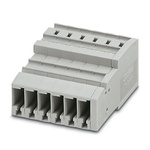 Phoenix Contact SC 4/ 6 Series Combi Receptacle for Use with DIN Rail Terminal Blocks, 32A