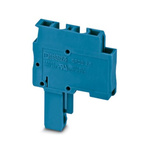 Phoenix Contact SPDB 2.5/ 1-L BU Series Terminal Plug for Use with Din Rail, 24A