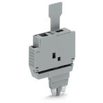 Wago TOPJOB S Series Fuse Plug for Use with DIN Rail Terminal Block, 6.3A