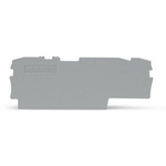 Wago TOPJOB S Series End and Intermediate Plate for Use with DIN Rail Terminal Block, ATEX, IECEx