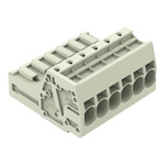 Wago 831 Series Male Connector for Use with Female Connector, 41A, CSA
