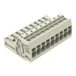 Wago 831 Series Male Connector for Use with Female Connector, 41A, CSA