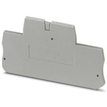 Phoenix Contact D-PTT 2.5-2MT-0.8 Series End Cover for Use with DIN Rail Terminal Blocks