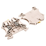 Weidmuller WTR Series Dark Beige Test Disconnect Terminal Block, 2.5mm², Single-Level, Screw Termination