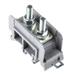 Entrelec SNA Series Grey DIN Rail Terminal Block, 25mm², Single-Level, Bolt Termination