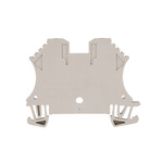 Weidmuller WDU Series Dark Beige Feed Through Terminal Block, 2.5mm², Single-Level, Screw Termination