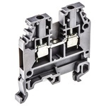 Entrelec SNA Series Grey DIN Rail Terminal Block, 2.5mm², Single-Level, Screw Termination