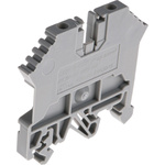 RS PRO Grey Feed Through Terminal Block, 0.2 → 2.5mm², Single-Level