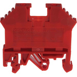 RS PRO Red DIN Rail Terminal Block, 0.2 → 4mm², Single-Level