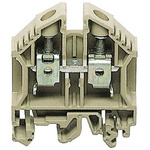 RS PRO Brown DIN Rail Terminal Block, 2.5 → 16mm², Screw Termination