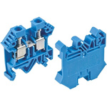 RS PRO Blue DIN Rail Terminal Block, 0.2 → 10mm²