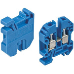 RS PRO Blue DIN Rail Terminal Block, 0.2 → 4mm²