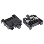 RS PRO Black Fused DIN Rail Terminal, 0.5 → 10mm², Screw Termination, Fused