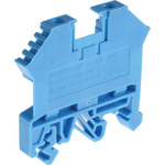 RS PRO Blue Feed Through Terminal Block, 0.2 → 4mm², Screw Termination