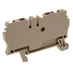 Weidmuller ZDU Series Brown Feed Through Terminal Block, 2.5mm², Single-Level, Clamp Termination
