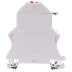 Weidmuller WSI Series Beige Fused DIN Rail Terminal, 2.5mm², Single-Level, Screw Termination, Fused