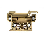 Weidmuller KDKS Series Brown Fused DIN Rail Terminal, 4mm², Double-Level, Screw Termination, Fused