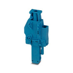 Phoenix Contact UPBV 4/ 1-R BU Series Terminal Plug for Use with Din Rail, 32A