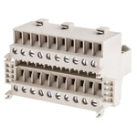 RS PRO Grey Feed Through Terminal Block, 0.5 → 2.5mm², Screw Termination