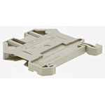 RS PRO Beige Feed Through Terminal Block, 2.5mm², Single-Level, Screw Termination