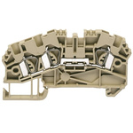 RS PRO Blue DIN Rail Terminal Block, 2.5mm², Double-Level, Spring Clamp Termination