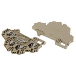 RS PRO Grey Double Level Terminal Block, 2.5mm², Double-Level, Spring Clamp Termination
