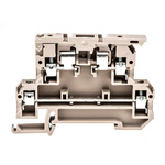 Weidmüller SAK Series Beige Fused DIN Rail Terminal, 0.5 → 4mm², Double-Level, Screw Termination, Fused