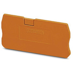 Phoenix Contact D-PT 1.5/S-MT-0.8 OG Series End Cover for Use with DIN Rail Terminal Blocks