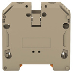 RS PRO Beige Feed Through Terminal Block, Double-Level, Screw Termination