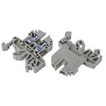 RS PRO Beige Feed Through Terminal Block, Single-Level, Screw Termination