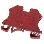 RS PRO Red DIN Rail Terminal Block, 2.5mm², Screw Termination