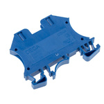 RS PRO Blue DIN Rail Terminal Block, 4mm², Screw Termination