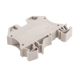 RS PRO Beige DIN Rail Terminal Block, 10mm², Screw Termination