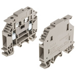 RS PRO Beige Disconnect Terminal Block, 4mm², Screw Termination