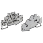 RS PRO Grey Feed Through Terminal Block, 2.5mm²