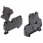 RS PRO Black Feed Through Terminal Block, 4mm²